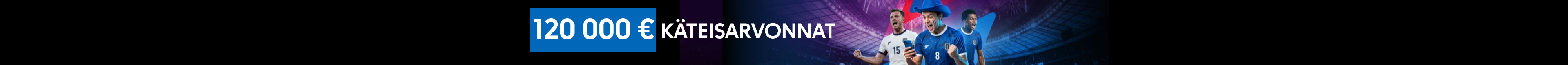 120 000 € Käteisarvonnat